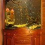Шкаф буфет с аквариумом