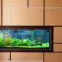 Стеновые панели со светодиодной подсветкой и аквариумом